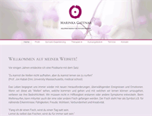 Tablet Screenshot of kunstundtherapie.com